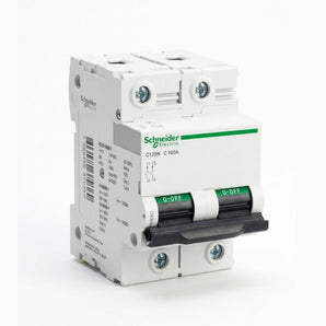 Schneider Electric, 2P 100A, 10K, MCB Acti9, iC60N, A9N18362