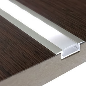Aluminum 1.7cm, 3m, Profile Track,  Recessed