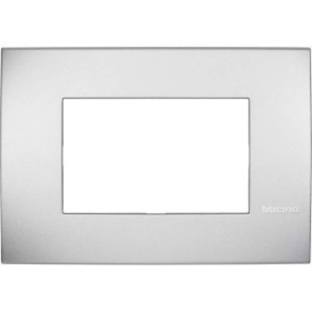 Bticino Matix Edge Cover Frame 3 Modules Silver | Stylish and Durable ...