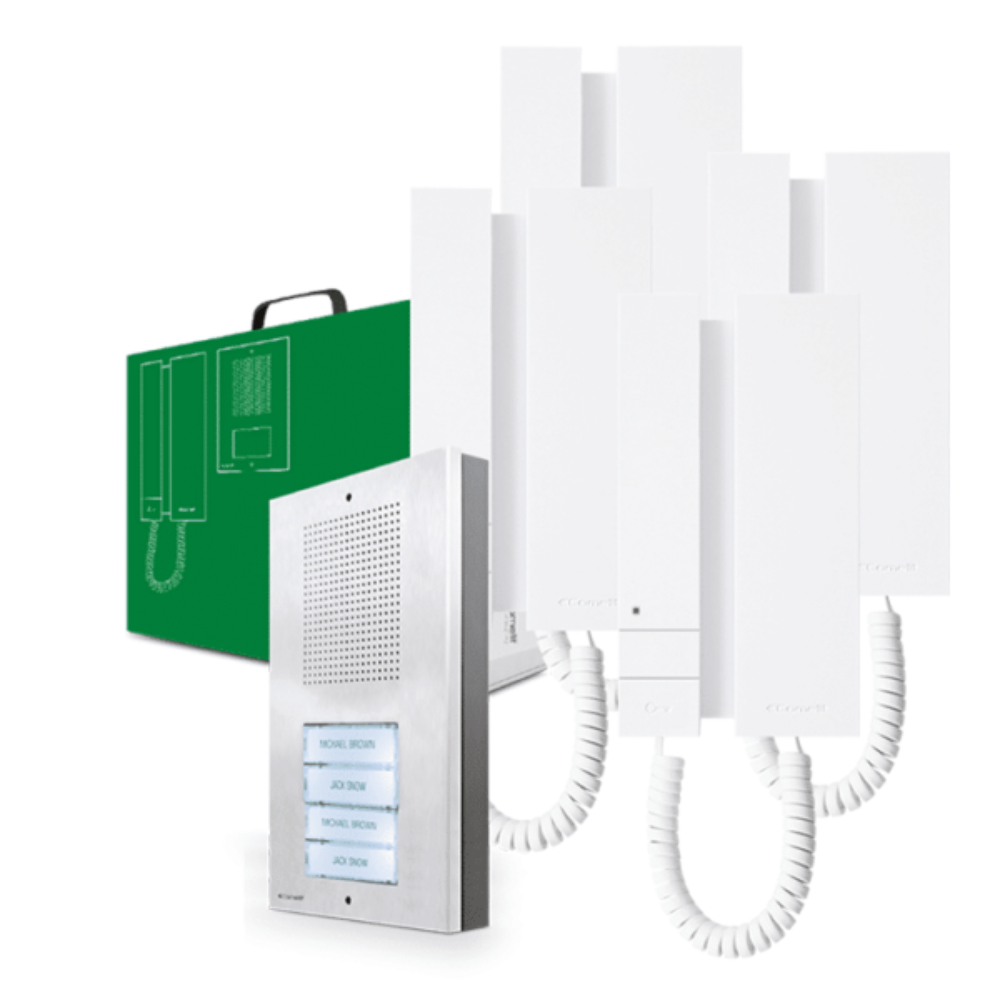 Comelit Intercom Examples Comelit, Intercom 4 Lines,Full Kit, KAE5064 4+N |Home Intercom for ...