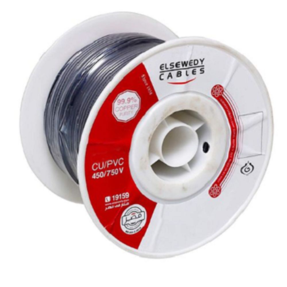 ELSEWEDY CABLES 6mm 100m Stranded Copper Wire High Quality elsewedy-cables-6mm-100m-stranded-copper-wire-high-quality