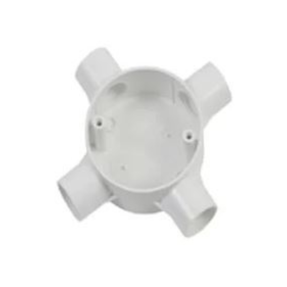 Engineering Home Round Conduit Circular box 4 way 20mm² | Durable ...