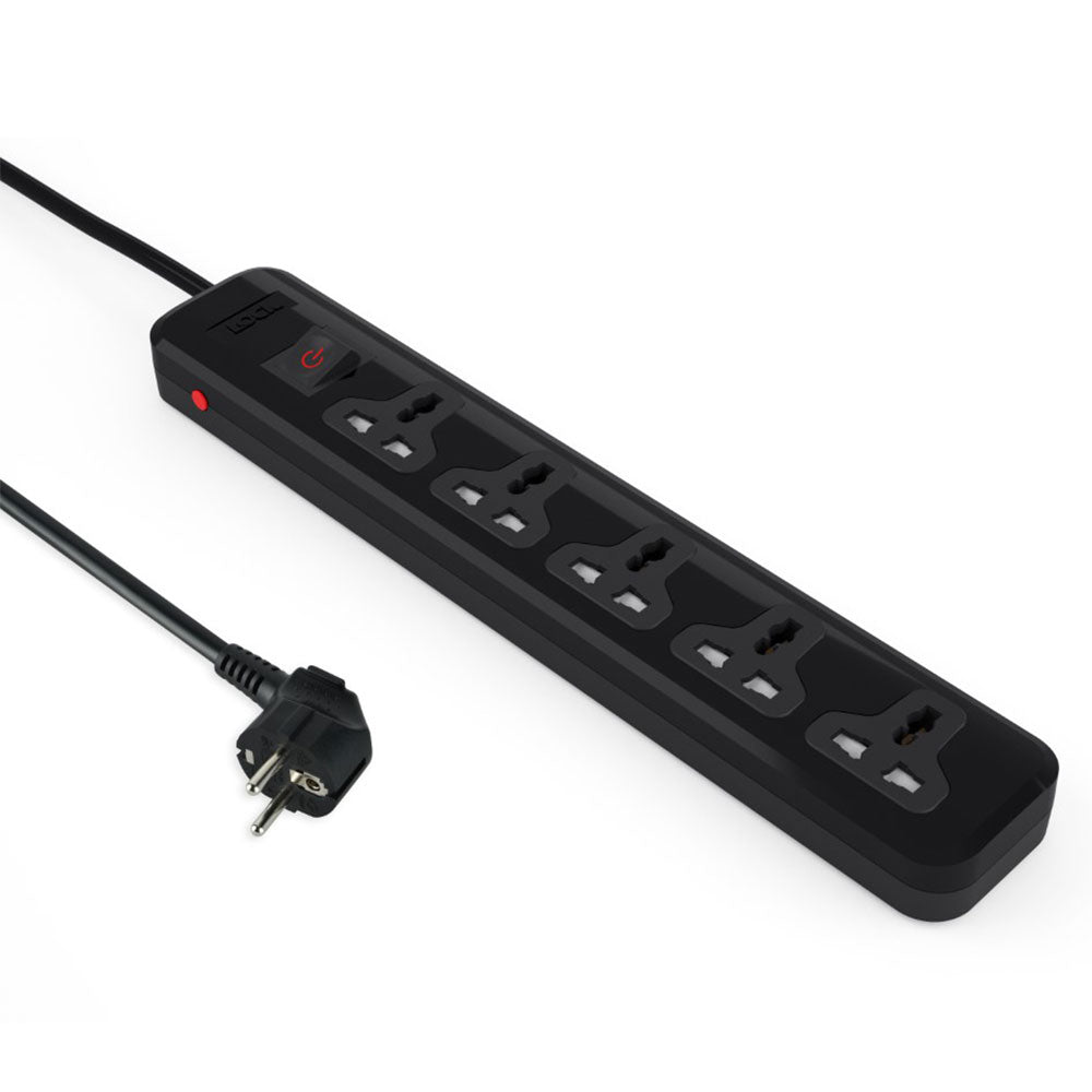 Power Lock 5 Outlet MK Power Strip With Fuse 2860W 13A 250V 3m ...