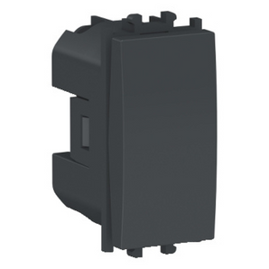 Schneider Easy Styl, 1 Way Switch, Black/White