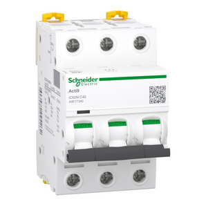 مفتاح 3 فاز 40 امبير 10 كيلو IC60N شنايدر الكتريك A9F77340 
