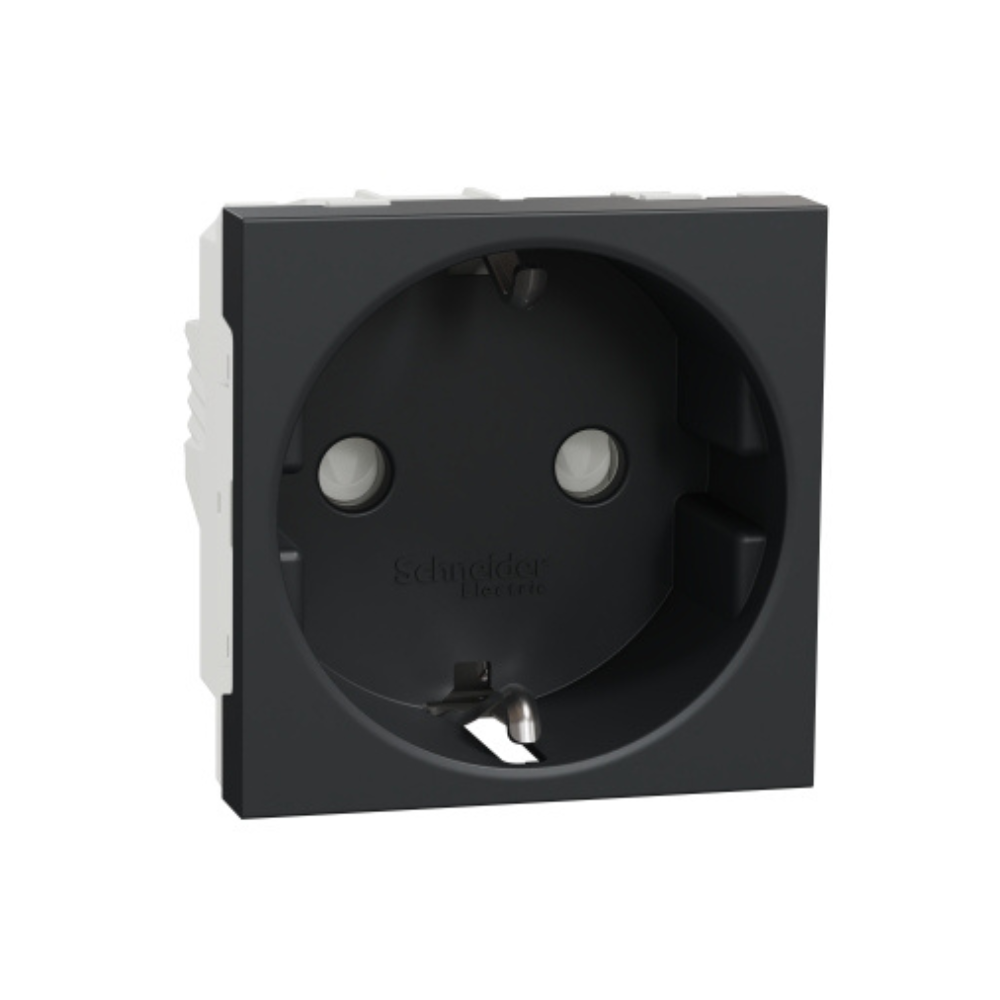 Schneider Electric New Unica Schuko With Shutter NU303754| Safe and ...