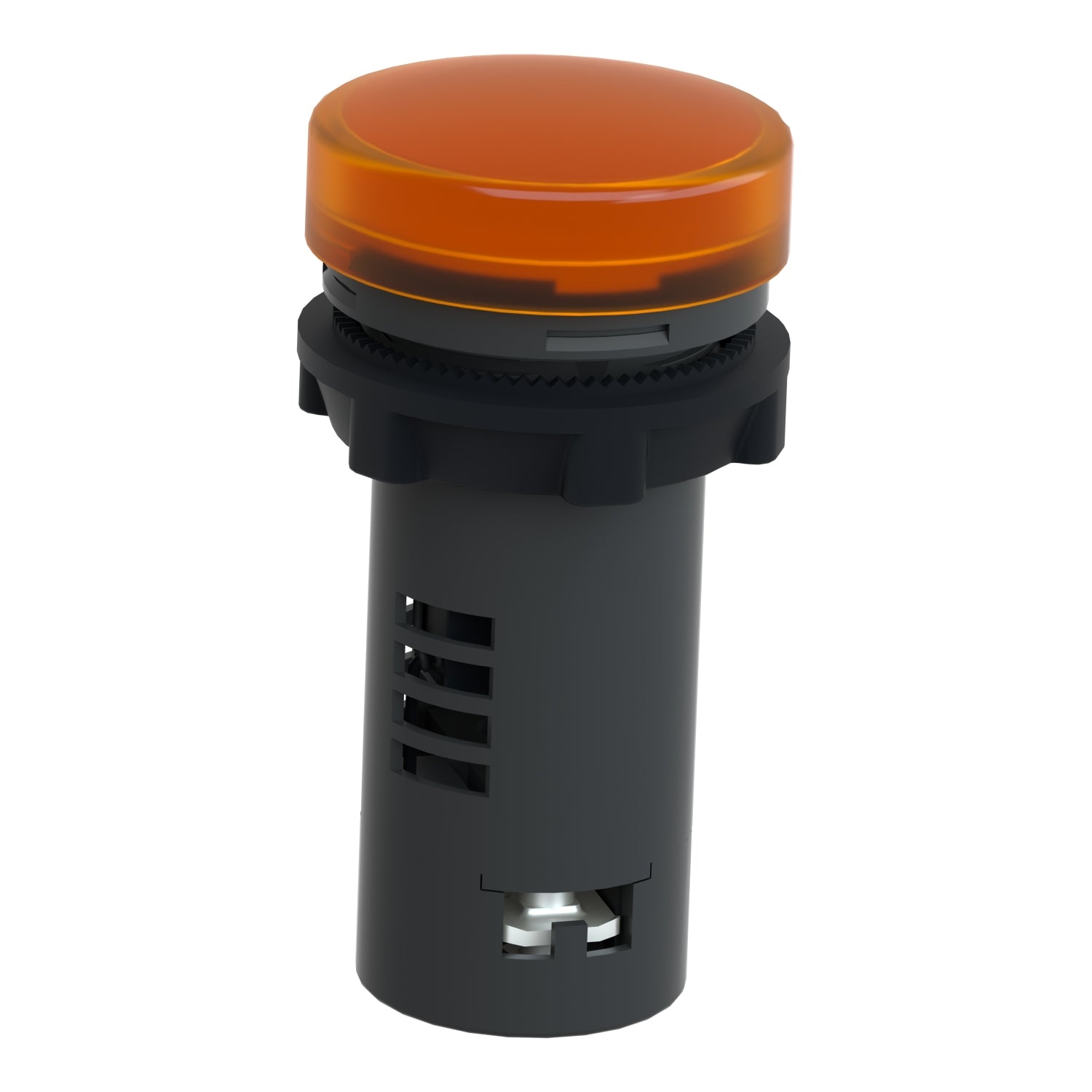 Signaallamp: 22,5mm LED oranje | Zwart 230V, 07 3220 L4 230 Signaallamp: 22,5mm LED oranje | Zwart 230V, 07 3220 L4 230