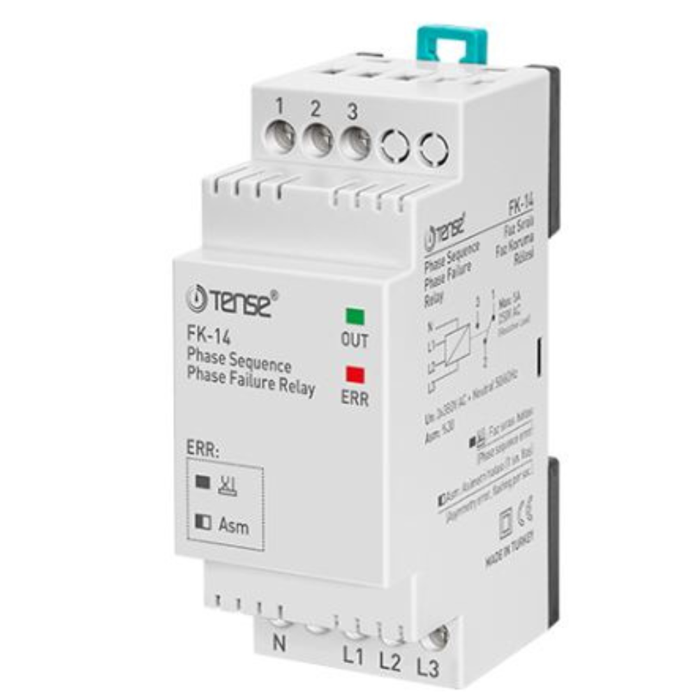 TENSE Phase Sequence Phase Protection Relay fk-14 | Reliable Circuit ...