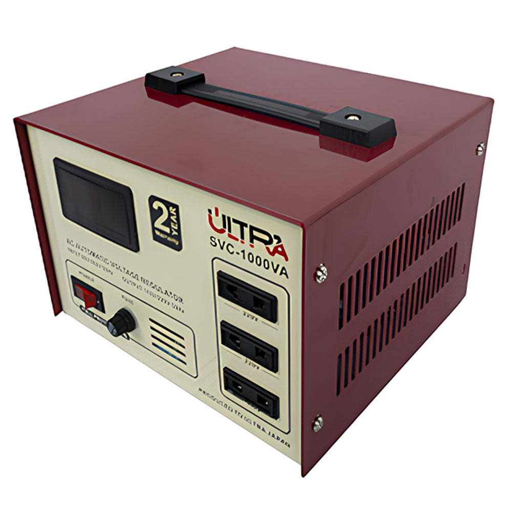 Ultra SVC PRO-1000VA Stabilizer Automatic Voltage Regulator 1 Phase ...