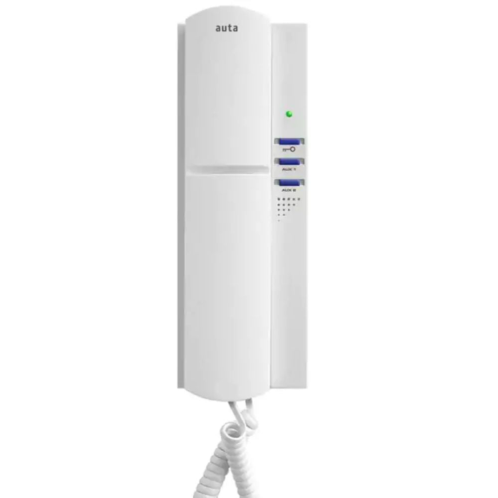 Intercom White Auta Intercom Handset - White |Home Intercom for Secure and Convenient ...